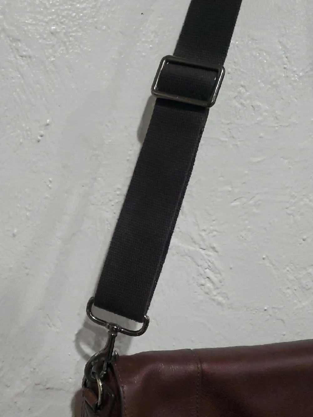 Fossil Mens Brown Leather Messenger Breif Bag In Brown